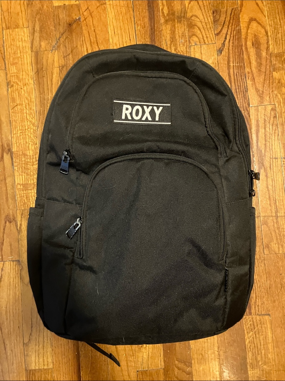 Roxy Black Zip-Front Backpack